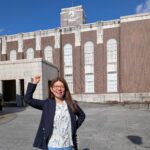 京都大時計台前の森